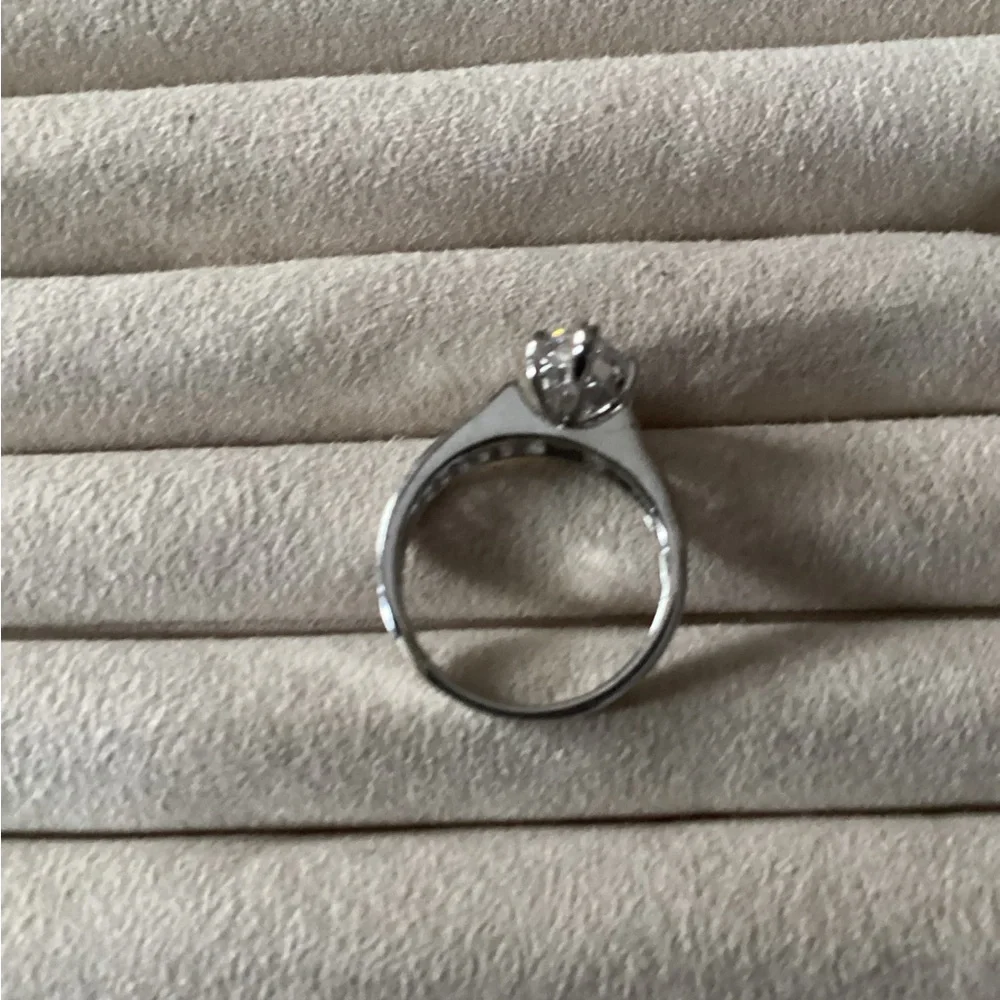Silver Simulated Diamond Ring